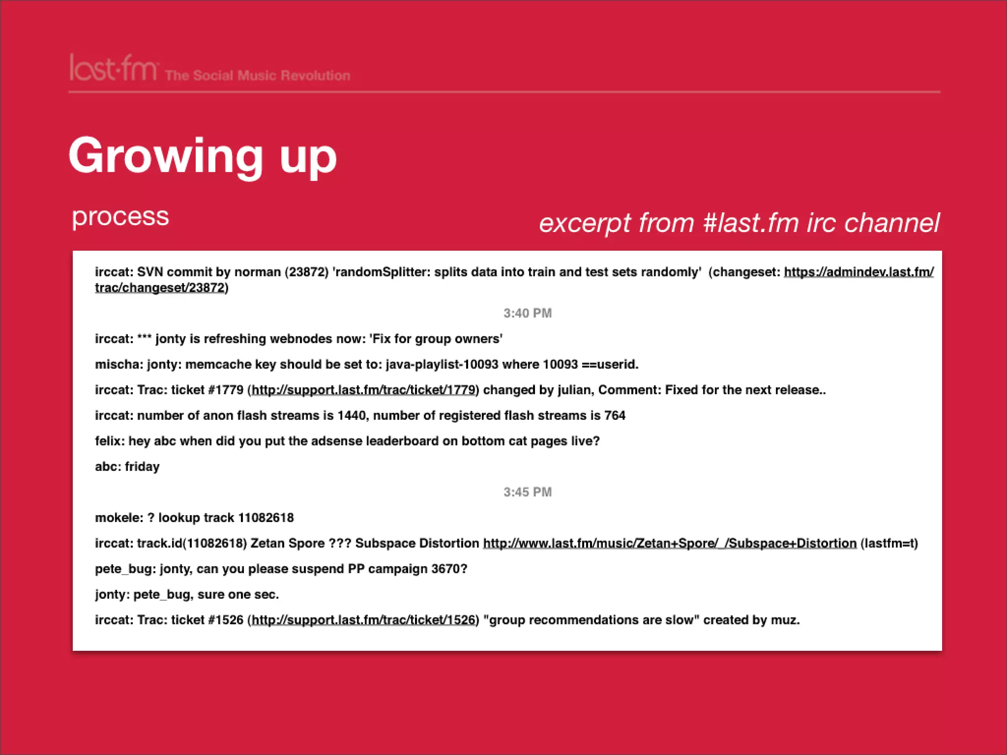 Lessons from Building world's largest social music platform