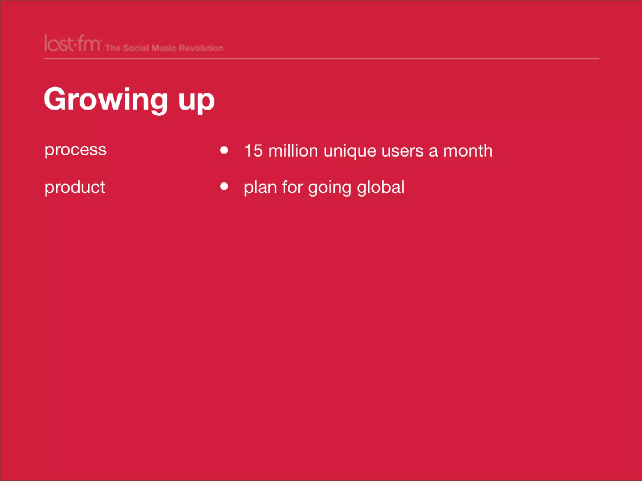 Lessons from Building world's largest social music platform