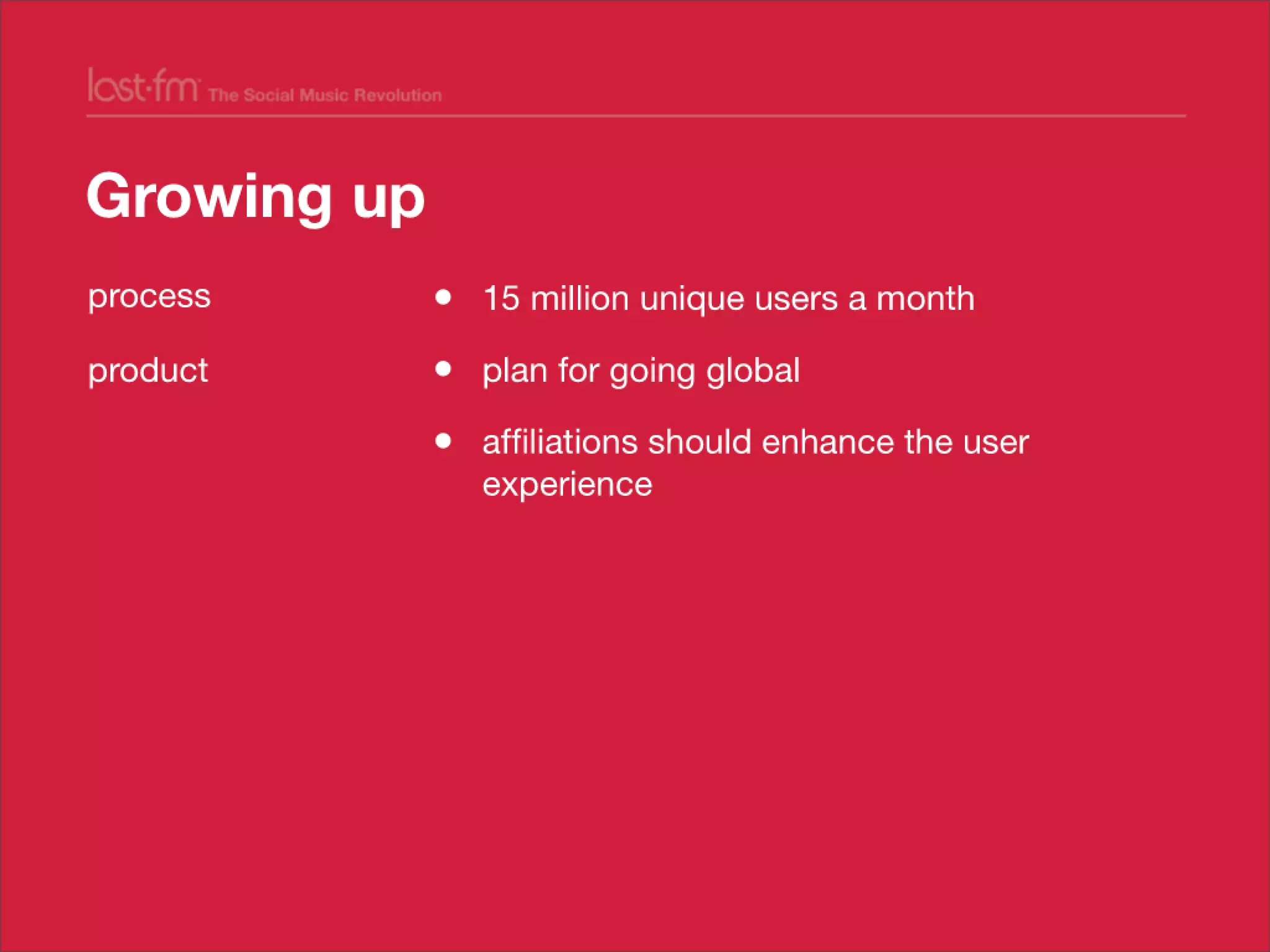 Lessons from Building world's largest social music platform