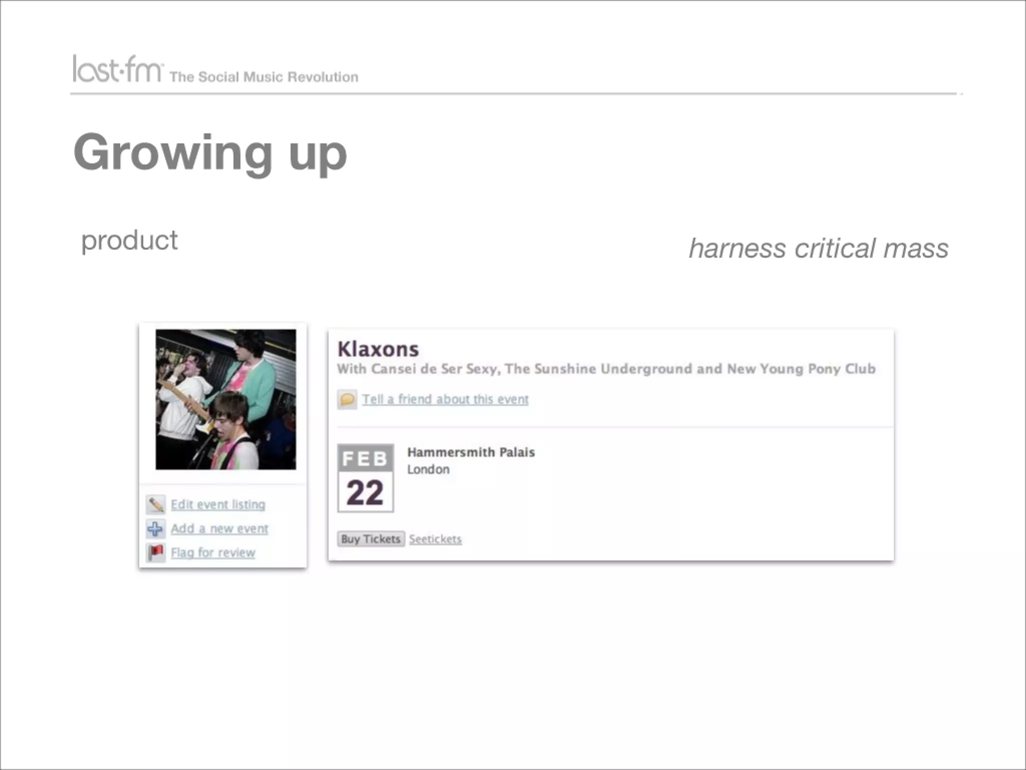 Lessons from Building world's largest social music platform