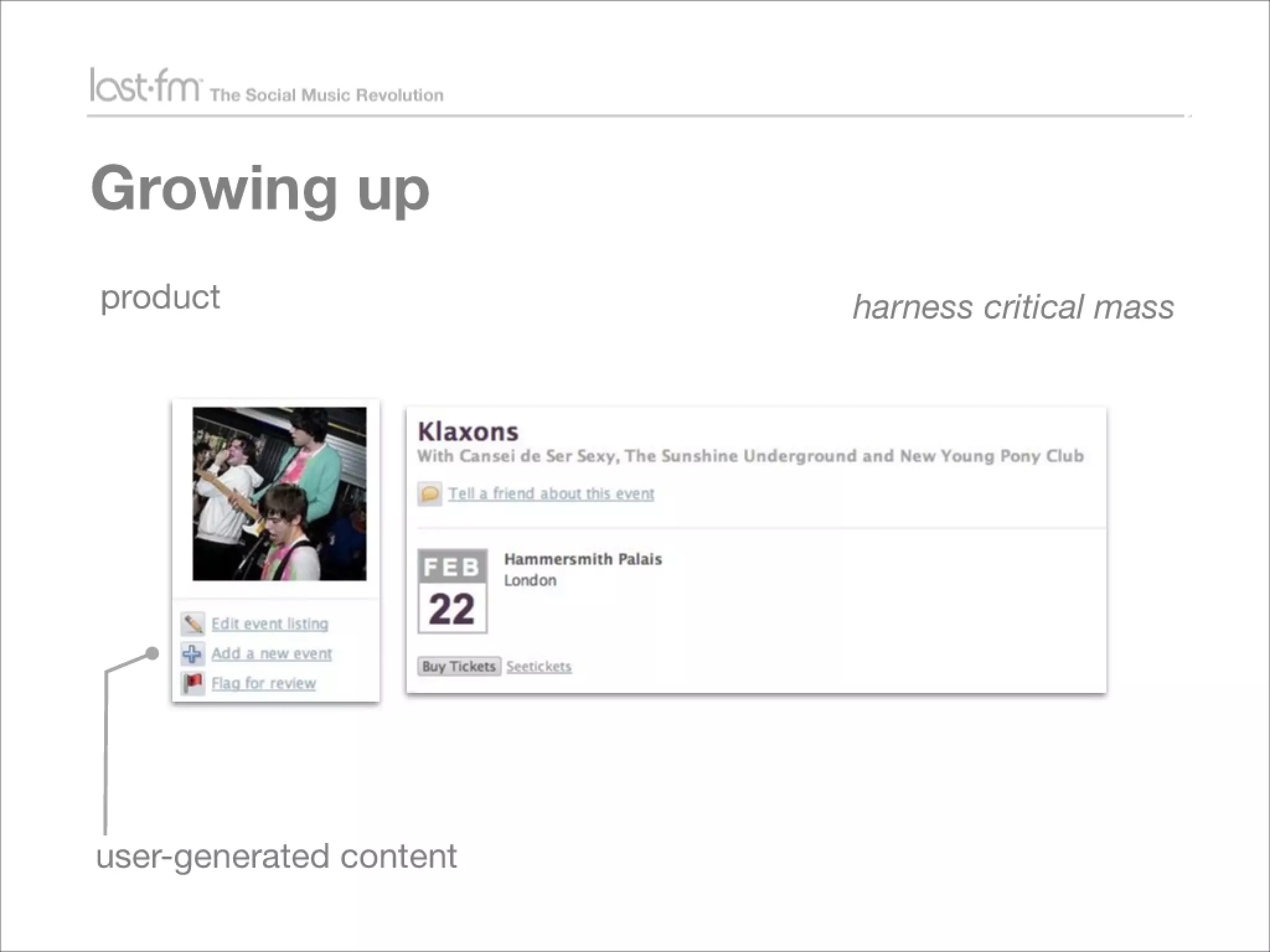 Lessons from Building world's largest social music platform
