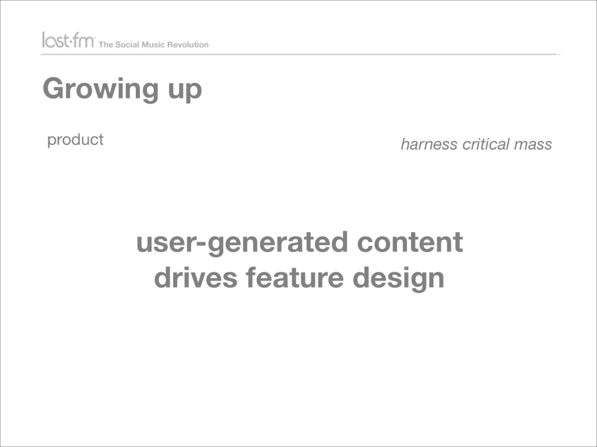 Lessons from Building world's largest social music platform