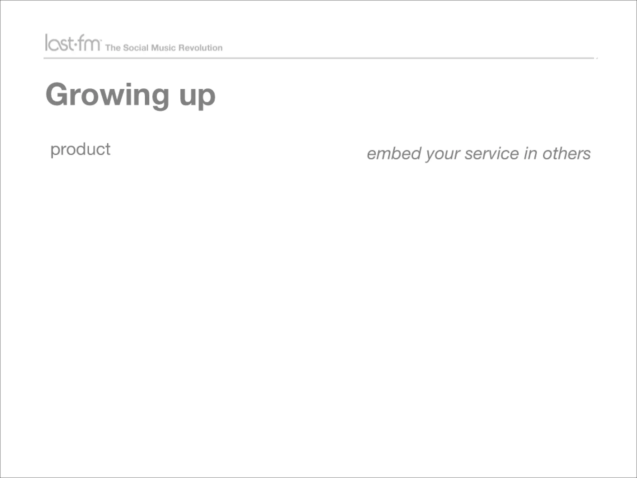 Lessons from Building world's largest social music platform