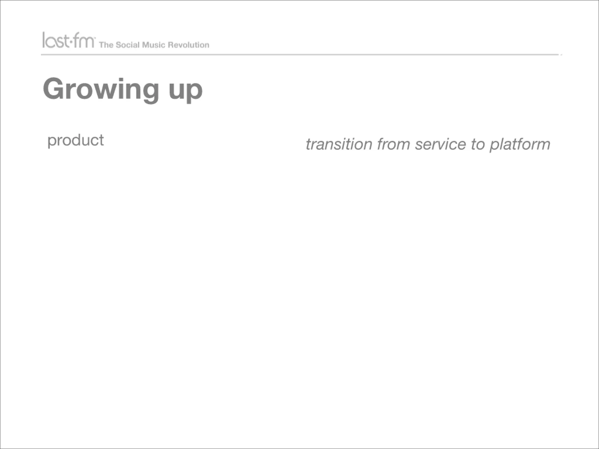 Lessons from Building world's largest social music platform