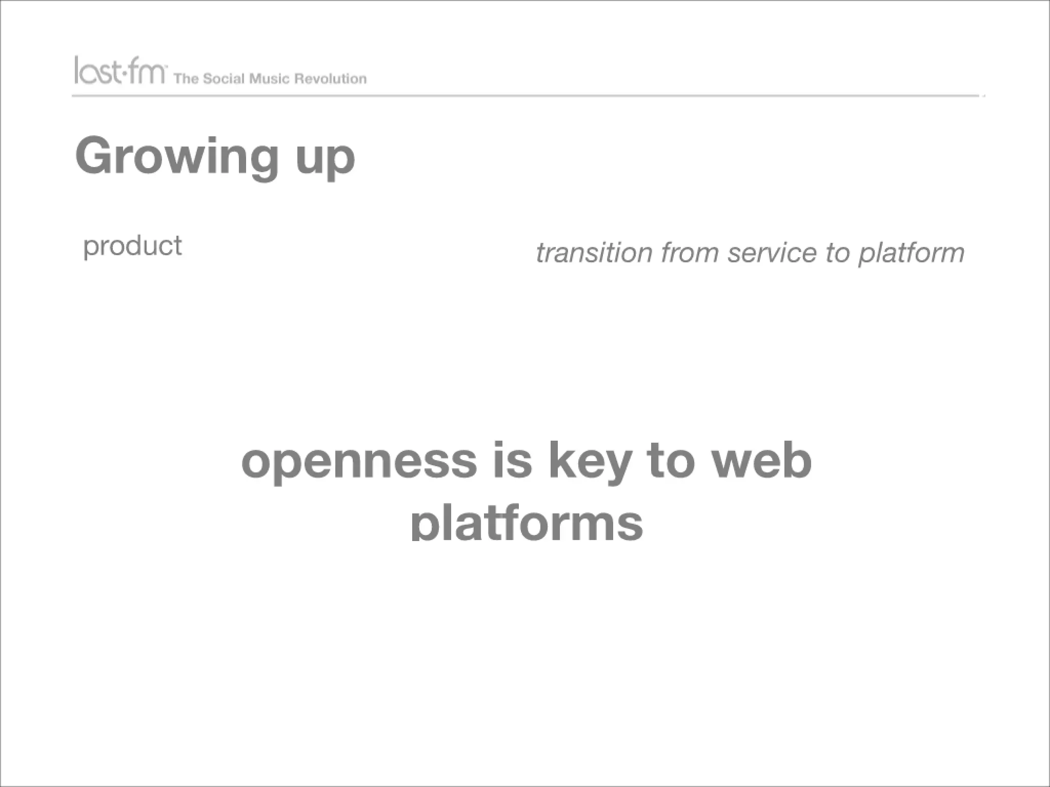 Lessons from Building world's largest social music platform