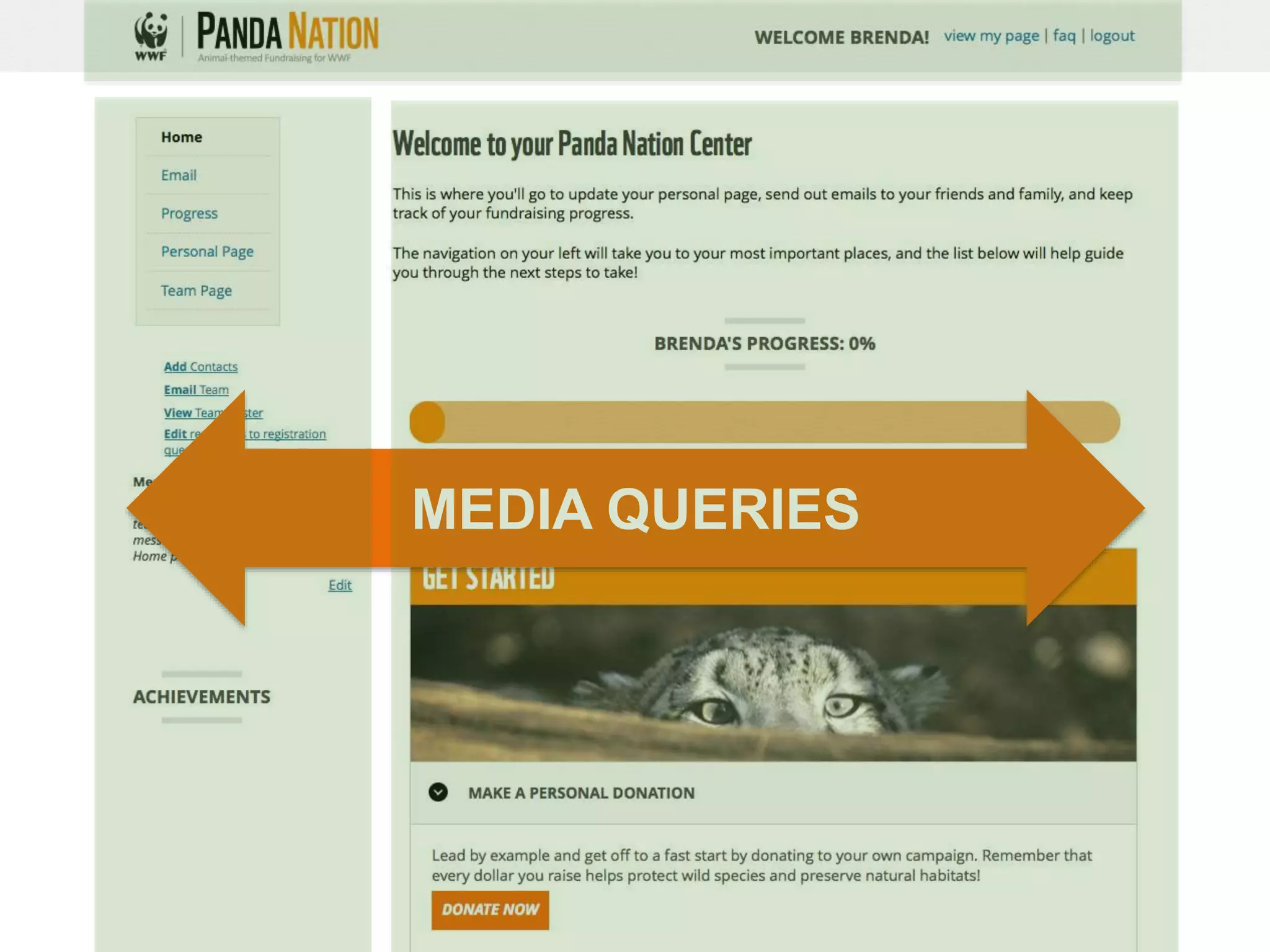 Lesson #4: Opening Up Your (Web) 
Horizons 
MEDIA QUERIES 
46 #bbcon 
 