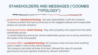 Lessons for a crisis communicator from an industrial catastrophe to a full scale social crisis
