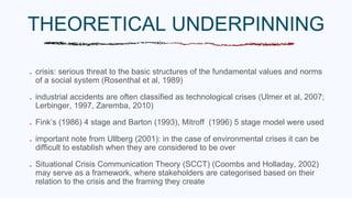 Lessons for a crisis communicator from an industrial catastrophe to a full scale social crisis
