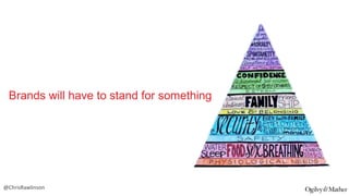 Brands will have to stand for something.

@ChrisRawlinson

 