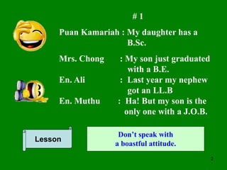 Lessons from 'Jokes for Students' | PPT