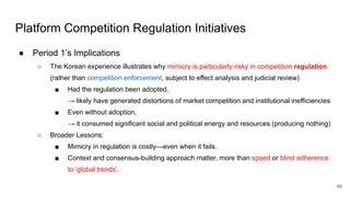 Lessons from Korea’s Platform Competition Regulation Saga | PDF