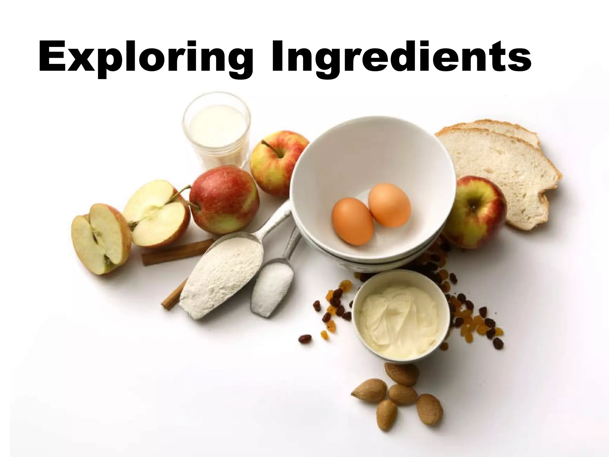 Exploring Ingredients