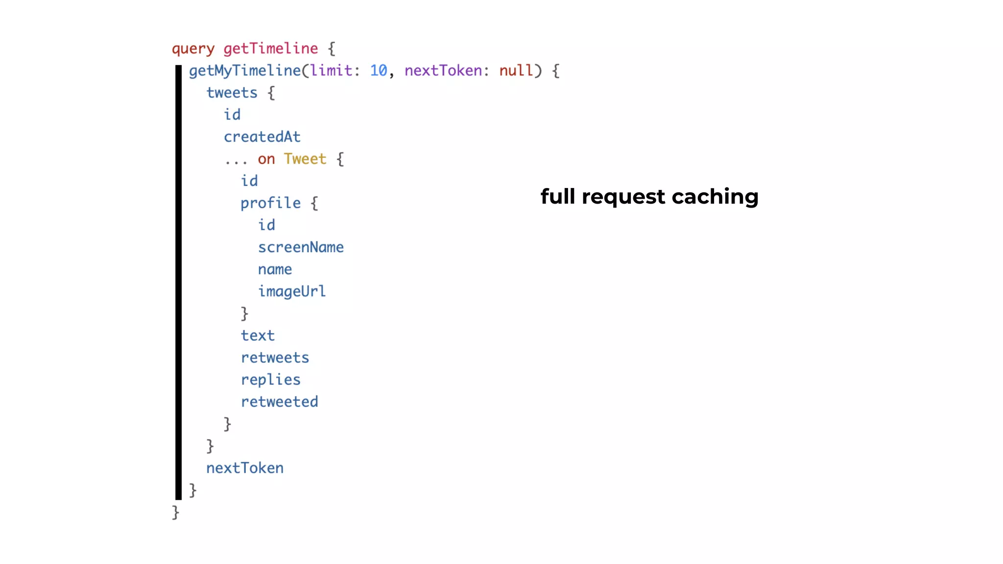 full request caching
 