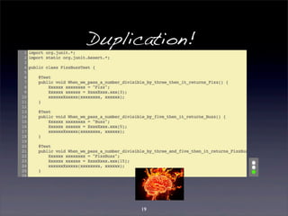 Duplication! 
19 
 