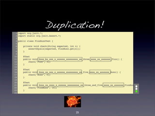 Duplication! 
25 
 