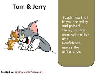 Lessons I learnt from my favourite cartoons | PPTX