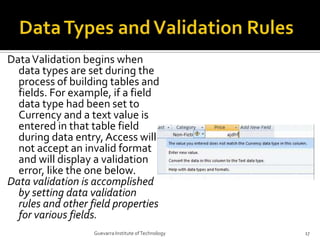 Lesson Six Entering And Editing Data In Tables | PPTX