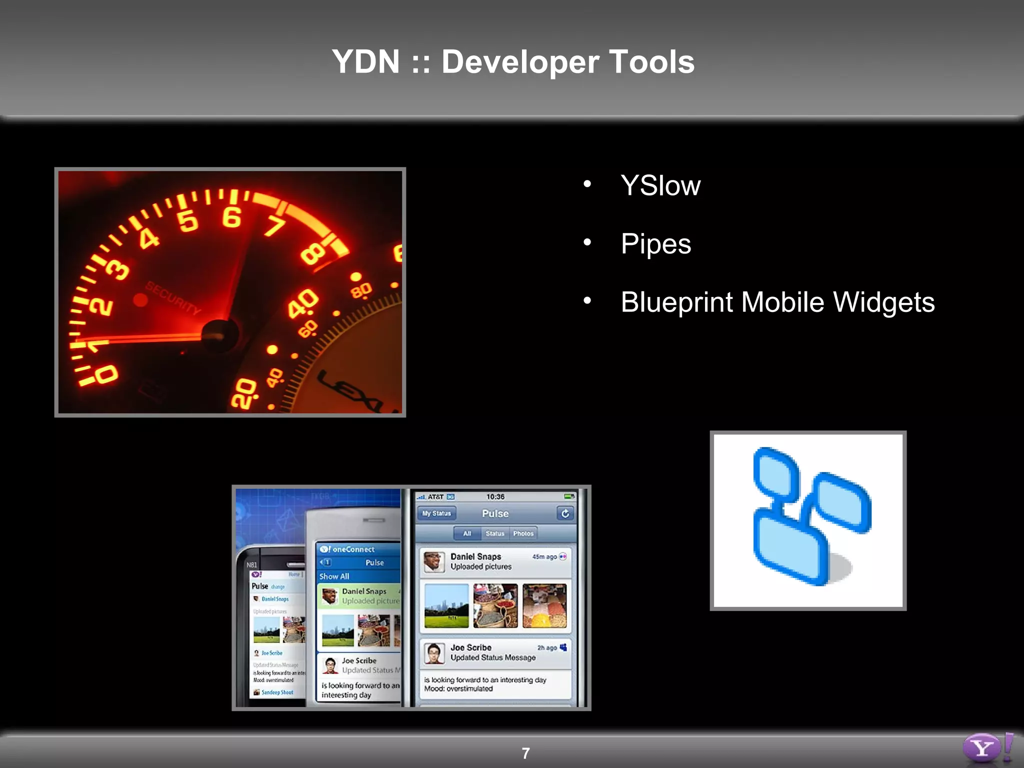 YSlow Pipes Blueprint Mobile Widgets YDN :: Developer Tools 