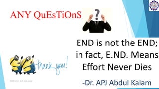 ANY QuEsTiOnS
SD&EE/Unit-4 by,R.Satish kumar
 