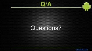 Q/A
Questions?
rmcore.com
 