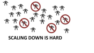 SCALING DOWN IS HARD
 