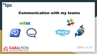 Communication with my teams
@Mind_of_AC
 