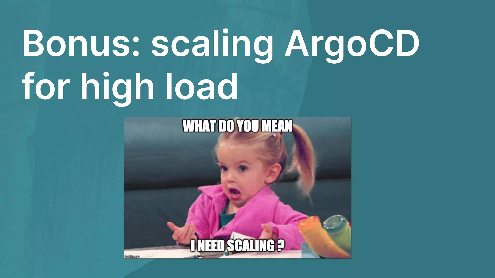 Bonus: scaling ArgoCD for high load 