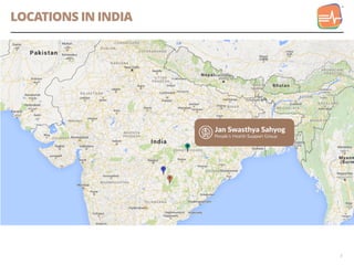 LOCATIONS IN INDIA
3
 