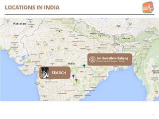 LOCATIONS IN INDIA
3
SEARCH
 