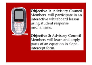 Exemplar IWB Lesson: Slope Intercept Lesson | PPT