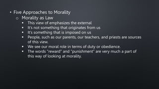 Utilizing Morality Lessons on Morality.pptx