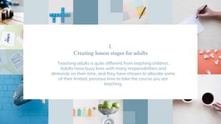 Lesson stages for adults | PPT