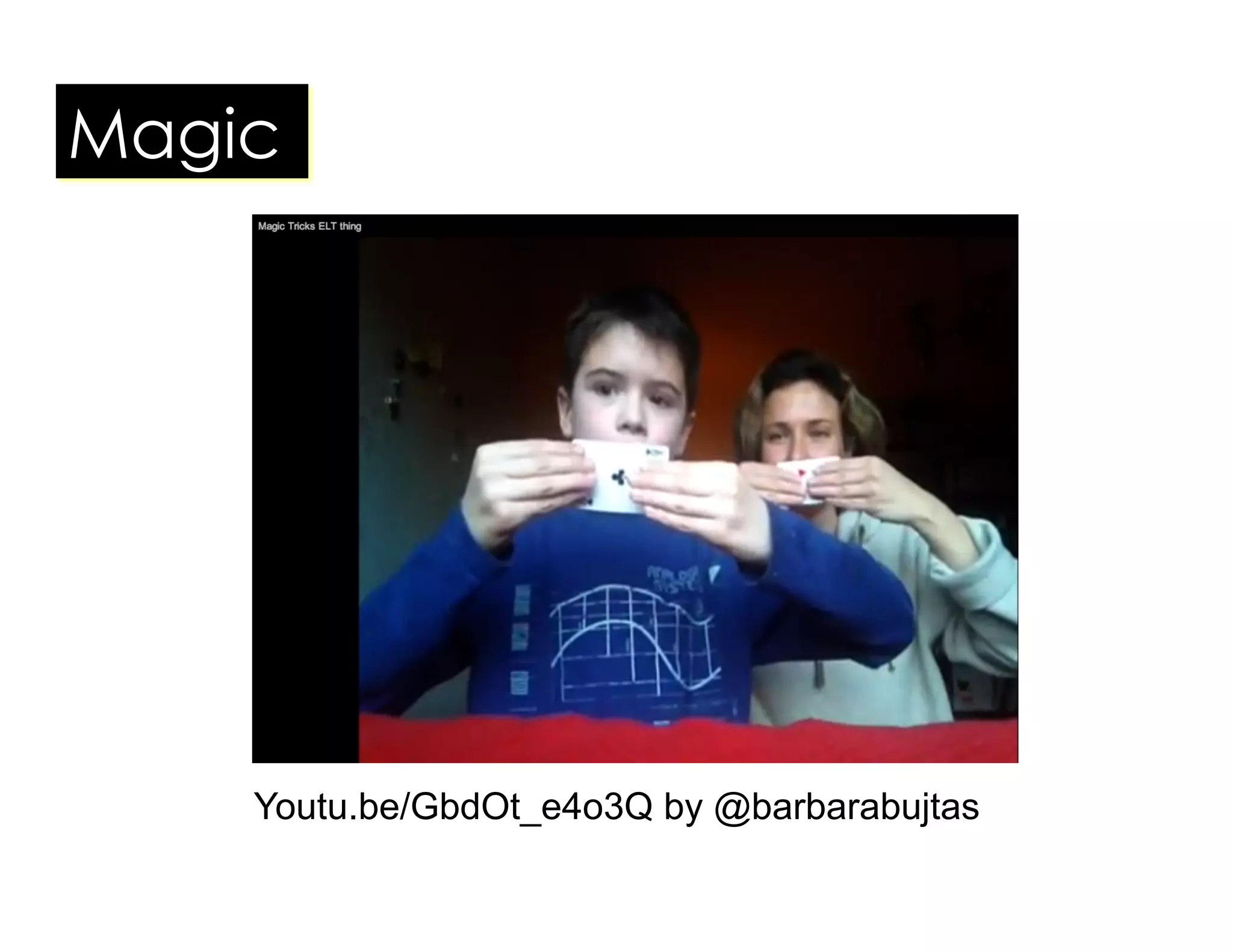 Youtu.be/GbdOt_e4o3Q by @barbarabujtas
Magic
 