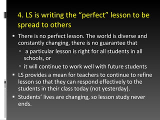 Lesson Study (No Pic) Benefits And Misconceptions (25 2 10) | PPT