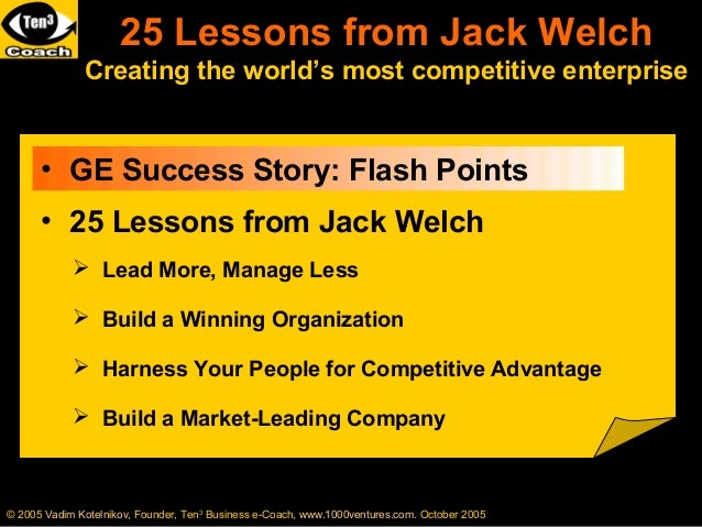 Leadership Lessons