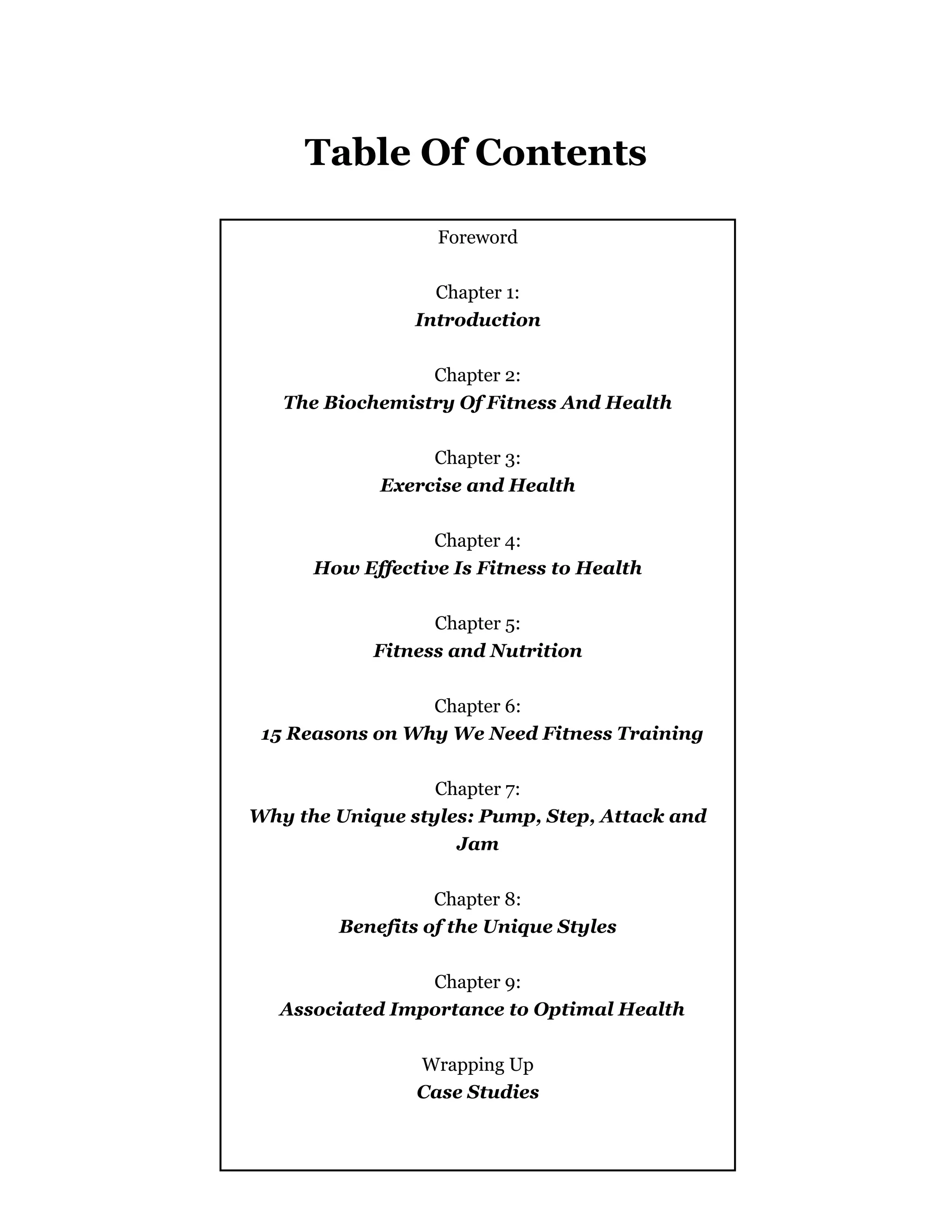 Lessons you can learn from fitness classes PDF