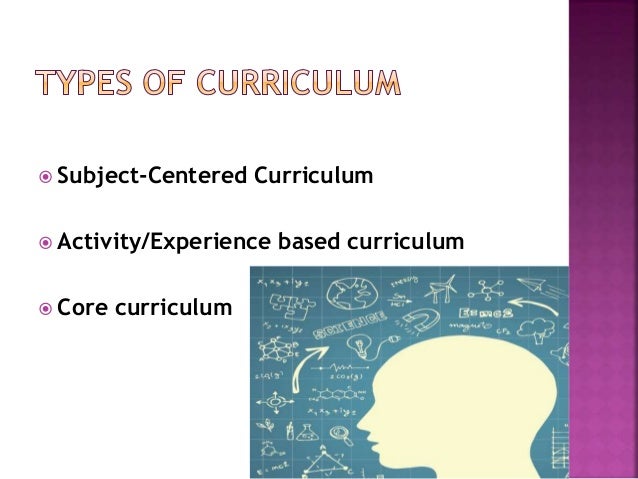 TYPES OF CURRICULUM