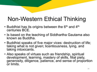 LESSON THREE - A BRIEF HISTORY OF ETHICAL THOUGHT - ETHICAL THEORIES.pptx