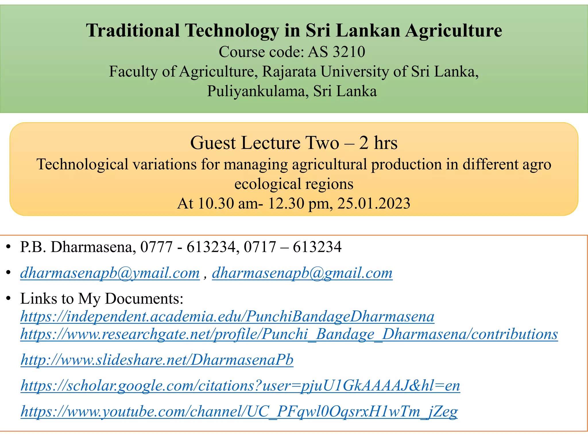 Managing agricultural production in different agro ecological regions | PDF