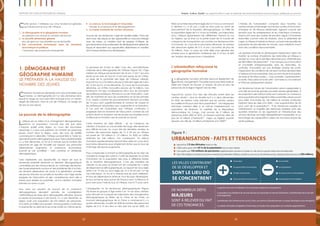 3332
Emploi, Justice, Equité: Les opportunités à saisir en période de bouleversements économiques, politiques et sociauxRapport 2012 sur les progrès en Afrique
Certaines tendances générales sont plus prévisibles que
d’autres. La démographie est l’un des domaines dans
lequel le visage du futur peut être anticipé avec un certain
degré de précision. Dans le cas de l’Afrique, ce visage est
de plus en plus jeune.
Le pouvoir de la démographie
L’Afrique est au milieu d’un changement démographique
profond. La population s’accroît plus vite que dans
n’importe quelle autre région. Au cours des prochaines
décennies, il y aura une explosion du nombre de personnes
jeunes vivant dans la région. Avec des taux de fertilité
commençant à décroître, l’Afrique pourrait être à l’orée du
type de révolution démographique que l’Asie a expérimentée
il y a trois décennies. Au fur et à mesure que le nombre des
personnes en âge de travailler par rapport aux personnes
dépendantes augmente, la croissance économique
pourrait se voir accélérer – cela constitue un dividende
démographique.
Cela représente une opportunité. Le risque est que le
dividende potentiel devienne un désastre démographique
caractérisé par des niveaux élevés du chômage des jeunes,
des bouleversements sociaux et des problèmes liés à la faim.
Les résultats dépendront de savoir si la génération actuelle
des jeunes Africains accomplira la transition vers l’âge adulte
équipée de l’éducation et des compétences dont elle a
besoin pour réaliser son potentiel – et si la création d’emplois
prendra son essor ou pas.
Tous ceux qui doutent du pouvoir de la croissance
démographique devraient prendre en considération
l’arithmétique de base de la démographie africaine. Quand
la reprise économique a pris racine, il y a une décennie, la
région avait une population de 670 millions de personnes.
D’ici 2025 ce chiffre aura doublé – et la population continuera
à augmenter au-delà de la seconde moitié du 21ième siècle.
La jeunesse est d’ores et déjà l’une des caractéristiques
majeures de la démographie de l’Afrique (Figure 10). L’âge
médian en Afrique est seulement de 18 ans. C’est 7 ans plus
jeune qu’en Asie du Sud et 16 ans plus jeune qu’en Chine.
La base de la pyramide des âges de l’Afrique s’élargit.
Aujourd’hui, il y a 70 millions de plus d’Africains âgés de moins
de 14 ans qu’il y a une décennie. Au cours de la prochaine
décennie, ce chiffre s’accroîtra encore de 76 millions. Ces
tendances ont des conséquences dans tous les domaines
des politiques publiques. Prenons le cas de l’éducation. Juste
afin de maintenir les taux de scolarisation en école primaire
à un niveau constant les gouvernements devront accroître
de 14 pour cent supplémentaires le nombre de classes et
de professeurs nécessaires pour augmenter la scolarisation.
Si l’on part de l’hypothèse que l’Afrique continuera à
progresser dans le domaine de l’éducation, nombre de ces
enfants feront la transition vers les écoles secondaires avant
d’effectuer la transition vers le marché du travail.
Cette transition est déjà difficile – et, en l’absence de
création d’emplois sur une échelle très large, elle deviendra
plus difficile encore. Au cours des dix dernières années, le
nombre des personnes âgées de 15 à 24 ans en Afrique
est passé de 133 millions à 172 millions. En 2020 ce chiffre
atteindra les 246 millions. Par conséquent, 74 millions
d’emplois supplémentaires devront être créés au cours de la
prochaine décennie pour simplement éviter que le taux de
chômage des jeunes augmente.
Pour comprendre comment la démographie est en train de
changer le visage des nations, il suffit de regarder la courbe
d’évolution de la population des pays à différents stades
de la transition démographique. L’une des manières de
mesurer où les pays se situent est de comparer les « ratios
de dépendance démographique». Le rapport de ceux âgés
entre 0 et 14 ans sur ceux âgés de 15 à 64 ans est l’un de
ces indicateurs. Au fur et à mesure que les pays vieillissent,
le taux de dépendance diminue. Pour les pays développés,
le taux actuel se situe autour de 24 pour cent. Il s’élève à 47
pour cent pour l’Asie du Sud. En Afrique, il est à 77 pour cent.
L’infographie sur les tendances démographiques (Figure
10) illustre le groupe d’âge entre 0 et 14 ans dans certains
pays africains et compare les trajectoires des changements
démographiques du Brésil, de la Chine et de l’Inde. Le
tournant démographique de la Chine a commencé il y a
quatre décennies. À partir de 2020 le nombre des personnes
âgées de 0 à 14 ans sera un tiers plus bas qu’en 2000. Au
1. Démographie et
géographie humaine
se préparer à la hausse du
nombre des jeunes
Cette section s’intéresse aux cinq tendances globales
qui influencent le futur de l’Afrique :
1.	 La démographie et la géographie humaine
se préparer à la hausse du nombre des jeunes
2.	 La sécurité alimentaire globale
plus de gens sur une planète qui se réchauffe
3.	 Des mouvements tectoniques dans les domaines
économique et politique
l’ascension des puissances émergentes
4.	 La science, la technologie et l’innovation
stimuler la croissance et le développement
5.	 La marée montante de l’action citoyenne
Aucune de ces tendances n’agit de manière isolée. Chacune
vient avec des risques et des opportunités et chacune interagit
avec les autres. La manière dont les peuples d’Afrique, les
gouvernements et les partenaires de développement gèrent les
risques et répondent aux opportunités déterminera la manière
dont chaque tendance se développera.
Brésil, le nombre des enfants âgés de 0 à 14 ans a commencé
à décliner il y a 20 ans. L’Inde se situe juste au point de
basculement de la transition démographique. La taille de
la population âgée de 0 à 14 ans se stabilise. Les trajectoires
pour l’Afrique apparaissent très différentes. Prenons le cas
du Nigeria, qui se situe sur la partie basse de la courbe de
croissance de la population qui montre une tendance forte
à la hausse. Au cours de la prochaine décennie, le nombre
des personnes âgées de 0 à 14 ans s’accroîtra de plus de
25 millions. Avec un pays qui lutte déjà pour générer des
emplois pour la génération antérieure des 0-14 ans, le défi
de l’emploi des jeunes ira en s’intensifiant.
L’urbanisation refaçonne la
géographie humaine
La géographie humaine africaine éprouve également de
profonds changements. Poussées par la pauvreté rurale et
tirées par l’espoir de trouver un emploi, de plus en plus de
personnes de la région migrent vers les villes.
Aujourd’hui, autour d’un tiers des Africains vivent dans les
centres urbains – plus du double qu’il y a deux décennies.
En 2025, les Nations unies estiment que les centres urbains
accueilleront 45 pour cent de la population36
. Les mégapoles
africaines croissent déjà à un rythme impressionnant. La
population de Kinshasa, la capitale de la République
démocratique du Congo, s’est accrue de 2 millions de
personnes entre 2005 et 2010, la classant parmi les villes de
plus de 10 millions d’habitants37
. Lagos, au Nigeria, pourrait
devenir une ville de 14 millions d’habitants d’ici 202038
.
L’histoire de l’urbanisation comporte deux facettes. Les
centres urbains ont émergé comme des centres d’innovation,
d’emplois et de réseaux relationnels, agissant comme des
aimants pour les entrepreneurs et les chercheurs d’emplois.
Mais ils sont aussi des centres de privation aiguë. D’immenses
bidonvilles comme celui de Makoko, dans la périphérie de
Lagos, ou Kibera à Nairobi au Kenya, ont parmi les densités de
population les plus élevées du monde. Leurs habitants vivent
dans des conditions épouvantables.
Les quartiers informels se développent rapidement. Selon UN
Habitat, le nombre d’habitants des bidonvilles en Afrique a
doublé au cours de la dernière décennie pour atteindre plus
de 200 millions de personnes39
. Il ne manque pas d’innovation
et d’activités entrepreneuriales dans les bidonvilles. Au
contraire, l’innovation est une stratégie urbaine de survie.
Cependant, les conditions de vie dans nombre de bidonvilles
d’Afrique sont inacceptables. Trop souvent, les services publics
de base et les biens publics – l’eau potable, l’assainissement,
la santé, l’éducation et la sécurité – sont rares ou non existants
et l’État est pratiquement absent.
Les tendances futures de l’urbanisation seront superposées à
une toile de fond de grande pauvreté urbaine généralisée. Si
les projections des Nations Unies sont correctes, la croissance
delapopulationetlamigrationmilieurural/milieuurbainauront
pour effet d’accroître de 145 millions le nombre d’Africains
habitant dans les villes d’ici 2020 – une augmentation de 50
pour cent de la population40
. Si les tendances passées se
maintiennent, la majorité des personnes habitera dans des
quartiers informels où les logements et l’infrastructure des
services de base sont déjà désespérément surexploités, et où
davantage de surpopulation créera de nouveaux risques de
santé publique.
Aujourd’hui 1/3 des Africains vivent en ville.
L’ONU estime qu’en 2025 45 % de la population vivra en zone urbaine.
Cela signifie que 145 millions de personnes supplémentaires viendront s’installer en ville, dont un grand nombre dans les bidonvilles.
Selon ONU-Habitat, le nombre de personnes vivant dans les bidonvilles d’Afrique a doublé au cours de ces dix dernières années, atteignant désormais plus de 200 millions.
La gestion des zones d’habitation non autorisées (expansion et population)
La prestation aux habitants de services de base (en particulier en termes d’éducation, d’amélioration de la sécurité
et du logement)
L’amélioration des infrastructures (accès à l’eau, aux services d’assainissement, au réseau électrique et aux transports)
La création d’emplois (intégration économique et sociale d’une population en constante augmentation)
l’innovation
les opportunités économiques
l’emploi et l’éducation
l’accès aux biens et aux services
la criminalité
la surpopulation
les risques pour la santé publique
la ségrégation et les inégalités
URBANISATION - FAITS ET TENDANCES
Figure 9 :
LES VILLES CONTINUENT
DE SE DÉVELOPPER ET
sont le lieu où
se concentrent
DE NOMBREUX DÉFIS
MAJEURS
sont à relever du fait
de ces tendances.
 