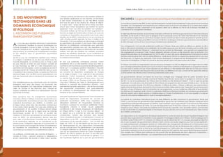 4544
Emploi, Justice, Equité: Les opportunités à saisir en période de bouleversements économiques, politiques et sociauxRapport 2012 sur les progrès en Afrique
Encadré 6 : La gouvernance économique mondiale en plein changement
La montée en puissance des BRIC et des marchés émergents change fondamentalement la gouvernance économique
mondiale. Ces changements sont importants pour l’Afrique parce qu’ils auront une influence sur la place de la région
dans le dialogue mondial, notamment sur les questions allant de la réforme du FMI et de la Banque Mondiale au
commerce et au changement climatique.
En dépit des réformes récentes, les économies avancées continuent de dominer la gouvernance du FMI et de la Banque
Mondiale. Le G8 fournit un forum pour le dialogue et est la principale source de l’aide internationale et ses membres
sont des acteurs majeurs dans le commerce mondial, mais les sommets du G8 ont moins de poids et d’autorité qu’ils en
avaient il y a dix ans. Tandis que les BRICS n’ont pas d’institution, le dialogue entre leurs gouvernements s’est intensifié et
le G20 a émergé comme le forum économique mondial le plus représentatif.
Ces changements n’ont pas été entièrement positifs pour l’Afrique. Quels que soient ses défauts en général, le G8 a
joué un rôle dans le lancement et la mobilisation de nouvelles ressources pour les fonds mondiaux pour la santé, dans
la réduction de la dette de l’Afrique et – notamment lors du sommet de Gleneagles – pour garantir une augmentation
des engagements concernant l’aide. Plusieurs dirigeants africains ont joué un rôle important dans la formation d’un
programme spécifique de développement du G8. En effet, on peut dire que le développement international a été le
domaine dans lequel le G8 a fait une réelle différence. Tandis que le G20 est un organe plus représentatif et, aux yeux
de beaucoup, un organe plus approprié, il doit encore développer un programme de développement convaincant,
autonome et stratégique. L’Afrique du Sud est le seul pays africain ayant une place autour de la table.
Si l’Afrique veut éviter la marginalisation dans les processus émergents du G20, les dirigeants de la région devront militer
pour une large participation (plutôt que d’avoir un statut d’observateur supérieur) et développer un programme africain.
Il se peut que la solution soit que l’Union Africaine se voit attribuer un rôle représentatif, selon les accords pour l’Union
Européenne. Un domaine dans lequel le G20 pourrait faire une différence est celui concernant les approches relatives
au financement des infrastructures à travers les partenariats public-privé.
Les gouvernements africains ont besoin de revoir leurs stratégies pour s’engager dans les autres domaines de la
gouvernance économique mondiale. Comme le Président Sud-Africain Jacob Zuma l’a souligné au sommet du G20
de 2011, la voix et la participation de l’Afrique dans les affaires du FMI demeurent faibles58
. C’est un sujet de grande
inquiétude. À la suite de la crise financière, le FMI a étendu ses programmes dans les pays à faible revenu – les flux de
ressources pourraient doubler d’ici 2014 pour atteindre 14 milliards de dollars. L’Afrique a déjà reçu des augmentations
significatives de financements de la part du FMI à travers les facilités créées après la crise. Cependant, les gouvernements
africains ont peu d’influence dans la formulation de ces programmes, ou pour auditer leur efficacité et leurs résultats.
Les réformes ont longtemps tardé. Suivant un précédent établi par la Banque Mondiale, de nombreux gouvernements
africains veulent que la région reçoive un troisième siège au Conseil d’Administration. Ils ont aussi appelé à la mise en
place de mécanismes indépendants d’audit et de responsabilisation.
Le système du commerce international pose une série différente de défis concernant la gouvernance. Tandis que
l’OMC a une structure de gouvernance plus représentative que le FMI, de nombreux pays africains manquent de la
capacité pour participer efficacement au système. Jusqu’à présent, aucun pays africain n’a eu recours au Mécanisme
de Règlement des Différends de l’OMC. Le cycle de négociations sans fin de Doha a abouti, au mieux, à des bénéfices
marginaux pour l’Afrique. Une partie du problème est le manque de capacités. Avec de petites missions commerciales
et des accès limités aux expertises légales et techniques, les pays africains sont souvent mal placés pour faire avancer
leurs intérêts commerciaux.
Les négociations sur les changements climatiques représentent un autre domaine dans lequel l’équilibre émergeant des
pouvoirs dans la gouvernance mondiale n’a pas apporté d’avantages évidents pour l’Afrique. Avant le dialogue de la
Conférence des Parties (COP-17), à Durban, en Afrique du Sud, en décembre 2011, il y a eu peu de progrès en direction
de ce que la plupart des gouvernements africains voient comme une double exigence pour tout accord significatif :
un cadre juridiquement contraignant portant sur l’atténuation des changements climatiques et un financement pour
l’adaptation. La réunion à Durban a galvanisé les gouvernements africains afin de développer des coalitions surpassant
la traditionnelle division entre le Nord et les marchés émergents sur l’atténuation des changements climatiques. Ils ont
aussi obtenu quelques succès en poussant l’adaptation vers le haut de l’agenda, bien que le résultat demeure incertain.
Une manière dont l’Afrique peut renforcer sa voix pourrait être de développer des plans régionaux d’adaptation –
s’appuyant sur les priorités nationales – qui puissent être soumis à des financements précoces.
Au cours des deux dernières décennies, la globalisation
a transformé l’équilibre du pouvoir économique. Les
marchés émergents comme le Brésil, la Russie, l’Inde, la
Chine et l’Afrique du Sud - les BRICS – augmentent leur part
dans le revenu, le commerce et l’investissement mondiaux
et leur influence dans la gouvernance économique
mondiale.
Qu’est-ce que ces changements signifient pour l’Afrique
? La région a bénéficié de ses liens plus étroits avec les
marchés émergents. Le commerce avec la Chine a aidé
les pays africains à éviter de subir l’impact complet de
la crise financière de 2008 et a été fondamental pour
permettre une forte reprise. L’Union européenne, encore le
principal marché de l’Afrique, est enfermée dans un cycle
d’austérité et de croissance faible. La reprise aux États-Unis
demeure fragile. Ainsi, les BRICS auront probablement une
part plus importante dans la renaissance économique de
l’Afrique.
Une interdépendance plus importante avec les marchés
émergents vient avec des risques. Les économies des
marchés émergents sont elles-mêmes entrelacées avec
celles de l’Europe et des États-Unis. Ainsi, l’Afrique est
toujours vulnérable aux effets d’un ralentissement dans les
économies avancées.
Mais, par-dessus tout, les changements économiques
mondiaux offrent à l’Afrique d’énormes opportunités pour
une transformation économique et pour des schémas de
croissance économique plus résilients, à condition que
la région puisse entrer dans des domaines commerciaux
à plus haute valeur ajoutée. Pour que cela advienne, les
gouvernements et les sociétés d’Afrique doivent élargir
et approfondir les liens de la région avec les marchés
économiques au-delà de la Chine, et au-delà des
minéraux à l’état brut qui dominent le commerce actuel
avec les BRICS. Les gouvernements devront faire plus
pour créer un environnement favorable pour les sociétés
et les producteurs agricoles, en se concentrant sur les
infrastructures, l’intégration régionale et la productivité. Et
ils auront besoin d’encourager des formes d’investissement
qui transfèrent les compétences, les technologies et le
savoir-faire qui accroissent la compétitivité (Encadré 6).
Les politiques commerciales des marchés émergents – y
compris la Chine – peuvent renforcer la dépendance
envers l’exportation de produits à faible valeur ajoutée.
L’Afrique continue de faire face à des barrières tarifaires et
non tarifaires significatives sur ces marchés. Le FMI évalue
le tarif moyen d’importation au sein des BRICS, auquel
font face les pays à bas revenus en Afrique et ailleurs,
à 13 pour cent – autour de trois fois le niveau aux États-
Unis et dans l’Union Européenne (qui mettent en œuvre
également toute une série de barrières non tarifaires)57
.
L’escalade tarifaire, qui fait que les droits augmentent en
fonction du degré de transformation entrepris, est aussi une
contrainte sur l’exportation des produits à plus haute valeur
ajoutée vers les BRICS, notamment en ce qui concerne le
café, d’autres produits agricoles, les tissus à mailles et les
chaussures. C’est une pratique qui décourage activement
les exportations de produits à plus haute valeur ajoutée.
Réformer les préférences commerciales pour permettre
des exportations globales sans tarif, des dispositions plus
flexibles sur les règles d’origine, et l’élimination de l’escalade
tarifaire, ainsi que des barrières non tarifaires, pourraient
générer des bénéfices significatifs, ce qui soutiendrait les
efforts visant à renforcer les effets générateurs d’emplois de
la croissance économique.
En tant que partenaire commercial principal, l’Union
Européenne (UE) a un rôle essentiel à jouer pour faire du
commerce une machine plus puissante de développement.
Tandis qu’il y a quelques questions résiduelles à résoudre
concernant l’accès au marché – notamment en ce
qui concerne les dispositions compliquées de l’Europe
sur les règles d’origine – il ne s’agit pas là des principaux
problèmes. L’Union Européenne autorise déjà l’accès
au marché libre de droits pour 33 pays, pour « tout sauf
les armes » (TSA). Là où l’Europe a été moins efficace,
c’est dans l’utilisation de l’aide au développement pour
renforcer la capacité des producteurs africains – tout
spécialement les petits agriculteurs – afin de tirer avantage
des opportunités d’exportation, tout particulièrement
en soutenant le développement des infrastructures de
transport et de commercialisation.
Une autre inquiétude est l’approche de l’Union Européenne
envers les négociations concernant les ‘accords de
partenariat économique’ (APE). Avec l’expiration des
dérogations existantes de l’Organisation Mondiale du
Commerce autorisant le commerce préférentiel, l’Union
Européenne cherche à rendre l’accès préférentiel
conditionnel à des mesures réciproques de libéralisation
en Afrique même. Il s’agit là d’un nouveau départ – et
un départ qui a le potentiel de créer des dommages
considérables. Certains des domaines dans lesquels
l’Union Européenne pousse à la libéralisation à travers les
négociations sur les APE – notamment l’investissement, la
concurrence et les marchés publics – vont au-delà des
règles de l’OMC, et ont été rejetés par les pays en voie
de développement lors des négociations commerciales
pour le cycle de Doha. Plus généralement, il est demandé
à l’Afrique d’éliminer ou de baisser ses tarifs sur 80 pour
cent de ses importations venant de l’Union Européenne.
Mettant de côté la question de savoir s’il faut être pour
ou contre la libéralisation commerciale en général, il y a
des inquiétudes légitimes de la part des gouvernements
3. Des mouvements
tectoniques dans les
domaines économique
et politique
l’ascension des puissances
émergentespowers
 