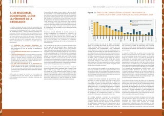 8584
Emploi, Justice, Equité: Les opportunités à saisir en période de bouleversements économiques, politiques et sociauxRapport 2012 sur les progrès en Afrique
L’opinion publique des pays riches est persuadée que
l’aide internationale constitue la principale modalité de
financement du développement de l’Afrique. Cette idée
est totalement fausse. L’Afrique dépend davantage de
l’aide que d’autres continents, mais la mobilisation de ses
propres ressources – les financements privés et publics levés
au niveau national par l’impôt et l’épargne – dépasse de
très loin l’aide au développement. La Partie V du rapport
présente le schéma de la mobilisation des ressources en
Afrique subsaharienne, en insistant sur quatre types de
financement.
1.	 La mobilisation des ressources domestiques (ou
imposition), en progression, doit cependant augmenter
plus rapidement en vue de diminuer la dépendance
envers l’aide.
2.	 Les investissements étrangers directs sont également à la
hausse.
3.	 L’aide au développement, sous forme de dons ou de prêts
soumis à des conditions très favorables, a probablement
atteint un plateau après la croissance de la décennie
écoulée – de fait, si l’on tient compte des distorsions dues
à l’effacement de dettes, elle a même diminué en 2011,
pour la première fois au cours du siècle.
4.	 Les prêts semi-concessionnels et le financement du
marché par des sources privées ou publiques sont soumis
à des conditions qui les situent à mi-chemin entre aide
et flux commerciaux. Ces instruments ont un potentiel de
croissance mais suscitent des préoccupations en termes
d’endettement.
Cette partie du rapport se conclut sur une analyse de
la manière dont les pays africains et les fournisseurs de
l’aide publique peuvent garantir l’utilisation rationnelle des
financements.
Confrontés à des salaires moyens faibles, à des taux élevés
de pauvreté et à une assiette fiscale réduite, de nombreux
pays africains éprouvent de grandes difficultés à augmenter
la part des recettes publiques dans le produit intérieur brut
(PIB). Toutefois, ce schéma est en train d’évoluer, tandis que
les exportations de minerais améliorent la base des revenus.
Cette tendance positive doit absolument être maintenue
: c’est la condition à laquelle les pouvoirs publics seront en
mesure de financer les infrastructures sociales et économiques
porteuses de création d’emplois, de croissance pérenne
et d’amélioration de la qualité et de la performance des
services de base.
Pendant la période 2004-2008, les recettes publiques en
Afrique subsaharienne ont représenté en moyenne 27 %
du PIB, la contribution des donateurs équivalant à 1,6 %
seulement du PIB. Même dans les pays à revenu faible, les
revenus domestiques sont en moyenne trois fois plus importants
que la part de l’aide107
. Par conséquent, la mobilisation
des ressources domestiques est la clé du financement du
développement.
Si les recettes fiscales de l’Afrique augmentent progressivement
en tant que part de l’économie, elles y demeurent plus
basses que dans d’autres régions, le taux de progression
variant fortement suivant les pays. De 2004 à 2010, le Malawi a
augmenté la part de ses recettes publiques de 16,8 % à 24,9 %
du PIB, le Mozambique de 13,1 % à 20,3 % du PIB. En Éthiopie par
contre, ce ratio est tombé de 16,1 % à 14 %, pendant la même
période. Aucune règle ne définit quel serait un ratio recettes
fiscales/RNB « correct ». Quoi qu’il en soit, pour être en mesure
d’augmenter ses investissements, d’assurer les services de base
et de faire face à l’aggravation des déficits budgétaires projetés
par le Fonds monétaire international, l’Afrique devra améliorer le
niveau tant de l’épargne que de ses recettes fiscales.
Les ressources naturelles constituent aujourd’hui la principale
source de revenus publics potentiels dans la région. Entre
2000 et 2008, les flux d’APD vers l’Afrique subsaharienne
sont passés de 12 à 36 milliards de dollars par an. La valeur
des ressources naturelles a, quant à elle, augmenté de 39,2
milliards à 240 milliards de dollars. En augmentant la part de la
rente des industries extractives, les gouvernements pourraient
réduire leur dépendance à l’aide et améliorer de manière
spectaculaire la mobilisation des ressources domestiques.
Un certain nombre de pays de la région s’enrichissent
grâce aux nouvelles découvertes de ressources naturelles.
Cette tendance devrait se maintenir compte tenu de
l’augmentation des investissements dans l’exploration
autour de gisements existants et dans de nouveaux secteurs.
Toutefois, la transformation de cette richesse en revenus et
en amélioration des conditions de vie dans les pays riches en
ressources n’a pas encore donné de résultats très concluants.
En 2008, sur des exportations de minerais estimées à 2 milliards
de dollars, la RDC n’a prélevé que 92 millions de dollars en
taxes et droits de douane108
. En 2006, le PIB de la Guinée
équatoriale atteignait 15 000 dollars (comme le Portugal)
alors même que 76 % de sa population vivait sous le seuil de
pauvreté, soit la proportion la plus élevée enregistrée cette
année-là par la Banque mondiale109
.
Mais on relève aussi des progrès. La liste des pays riches en
ressources naturelles ayant réussi à gérer la transition est de
plus en plus étoffée, de la Norvège à la Malaisie en passant
par le Brésil. En Afrique subsaharienne, le Botswana a prouvé
qu’il est possible de transformer la richesse tirée des ressources
naturelles en une prospérité durable.
L’adoption de bonnes pratiques de gouvernance, dont
témoigne une vague de révision des codes miniers, est de
bon augure pour la prochaine décennie. La refonte du
code minier du Ghana, par exemple, pourrait entraîner une
augmentation des recettes publiques de 3,15 milliards de
dollars jusqu’en 2017, à comparer aux recettes de 123 millions
de dollars seulement entre 1995 et 2010. Les « pratiques
optimales » intégrées au code minier commencent à se
répandre à l’échelle du continent, notamment l’obligation
de divulgation des renseignements relatifs aux marchés
publics et la transparence des paiements à ce titre.
De manière générale, comment les gouvernements
devraient-ils élargir leur assiette fiscale ? Un rapport de
l’Initiative africaine concertée sur la réforme budgétaire
(CABRI)110
daté de mars 2011 dégage un certain nombre
de priorités pour l’amélioration de la gouvernance de la
fiscalité, notamment : la gestion rationnelle du système
de taxation ; la renonciation aux allégements fiscaux trop
importants consentis à certains investisseurs ; le renforcement
des capacités en matière de négociation avec l’industrie
extractive ; la lutte contre l’évasion fiscale, la corruption et
les flux illicites de capitaux ; et la résolution du problème des
prix de cession.
Le rapport du CABRI met en garde contre les approches
étroites et technocratiques de la fiscalité. Il souligne que
les bonnes politiques fiscales doivent reposer sur un certain
degré de consensus social. Si la société en général et les
contribuables en particulier jugent le système général de
financement public inefficace et injuste, l’évasion fiscale
augmentera et, avec elle, les coûts de la lutte contre la
fraude. De plus, les sociétés mues par des intérêts partagés et
par un sentiment de responsabilité collective sont davantage
susceptibles de se doter d’une fiscalité efficace et équitable.
C’est pourquoi les gouvernements africains doivent non
seulement mobiliser davantage de revenus mais aussi,
ce faisant, prendre conscience du fait que les défauts du
système de perception – évasion fiscale, corruption, abus et
détournement de la loi à des fins d’exemption, interférence
politique et compétence limitée des autorités fiscales – sont
symptomatiques de problèmes plus vastes.
Toute réforme fiscale soulève des enjeux qui la dépassent
largement. La taxation est partie intégrante du contrat social
entre les États et les citoyens. De fait, la dépendance envers
les recettes fiscales peut servir de moyen de pression pour
davantage de redevabilité de la part des gouvernements.
À l’inverse, la disponibilité de sources de revenus alternatives
importantes – recettes pétrolières ou aide étrangère par
exemple – peut affaiblir cette redevabilité. La fiscalité stimule
la demande de représentation. Une autorité fiscale efficace
est l’un des piliers de la capacité étatique111
.
Dans une économie mondialisée, les régions et les pays régis
par des institutions faibles sont confrontés, sous une forme
exacerbée, aux mêmes problèmes que les économies
avancées. Pour payer moins d’impôts, les sociétés
multinationales implantées dans des juridictions à forte
imposition transfèrent leurs bénéfices dans des paradis fiscaux
imposant plus faiblement les bénéfices, notamment par le jeu
1. Les ressources
domestiques, clé de
la pérennité de la
croissance
Figure 23 : Part du PIB constituée par les rentes provenant de
l’extraction et par l’aide publique au développement, 2009
Source:CalculsAPPsurlabasedesIndicateursdudéveloppement
mondial2012
pourcent
0
10
60
20
30
40
50
Guinée
équatoriale
Tchad
Soudan
équatoriale
Congo
Mauritanie
Rép.dém.du
Congo
Mozambique
Gabon
Nigeria
Cameroun
Côted’Ivoire
Angola
Zambie
Ghana
Tanzanie
AfriqueduSud
Botswana
Zimbabwe
SierraLeone
Volume de l’aide publique au développement par
rapport au PIB
Volume des rentes provenant de l’extraction par
rapport au PIB
 