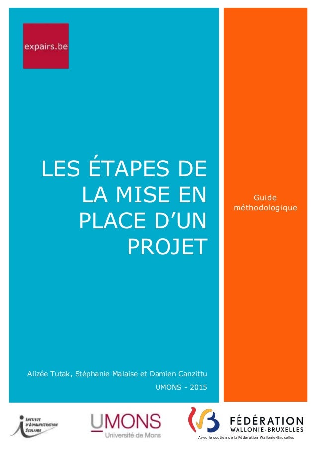 Les étapes de la mise en place d'un projet