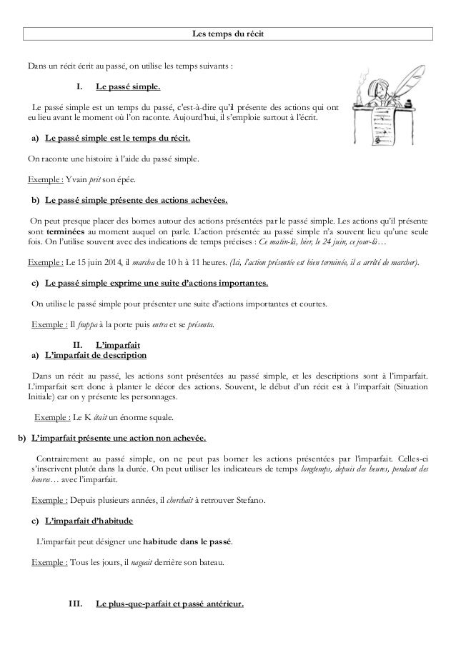 Les temps du récit