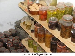 « … ni de réfrigérateur… »
 