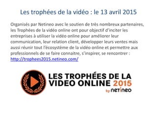 les tendances du brand content video 2015 pour la conférence des ...
