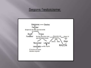 Segons l’estoicisme:
 