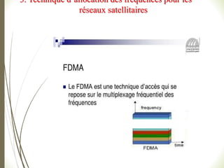 3. Technique d’allocation des fréquences pour les
réseaux satellitaires
 