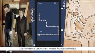 Hermès Tie Break App
ET DE MAINTENIR LE LIEN, AVANT ET APRÈS LE PASSAGE EN BOUTIQUE.
 