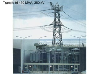 Transfo tri 450 MVA, 380 kV
 